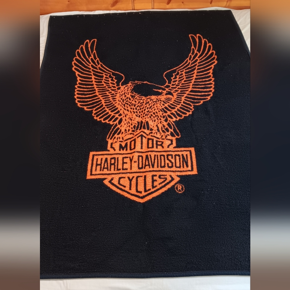 Harley Davidson blanket